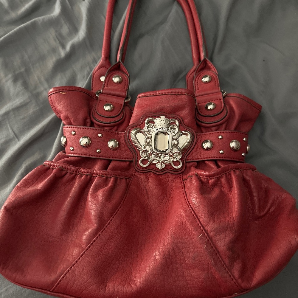 Red Kathy Ireland purse
